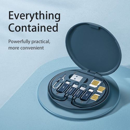 Multi-Port Fast Charger Cable with Storage β 60W Power in Your Pocket