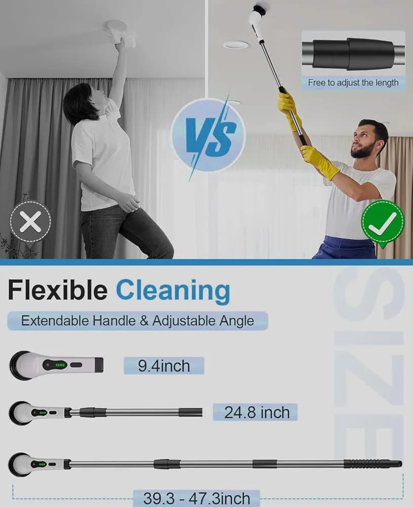 Electric Spin Scrubber - Electric Cleaning Brush