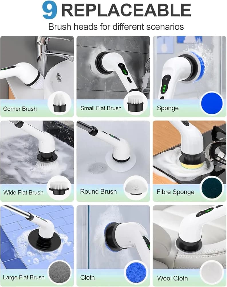 Electric Spin Scrubber - Electric Cleaning Brush