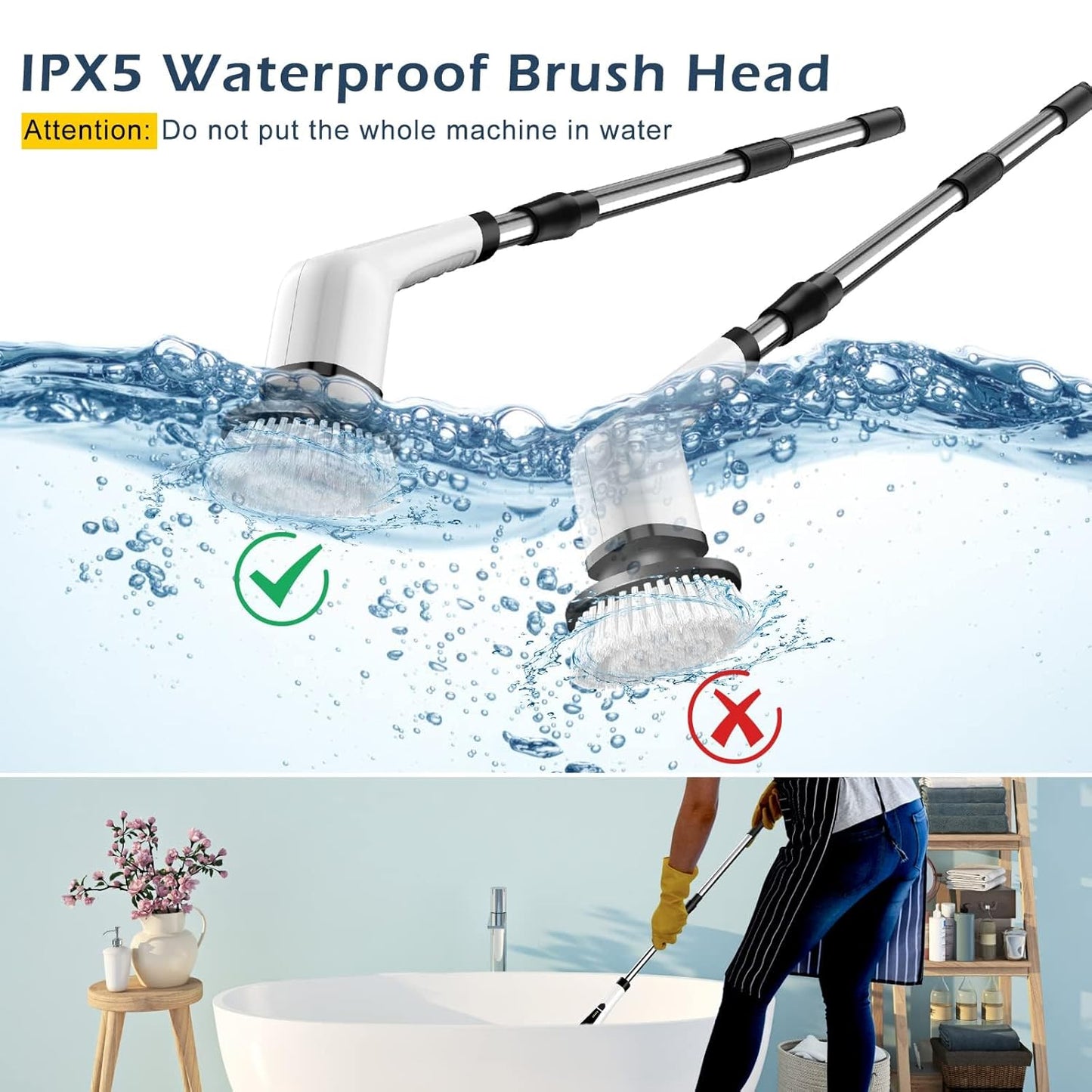 Electric Spin Scrubber - Electric Cleaning Brush