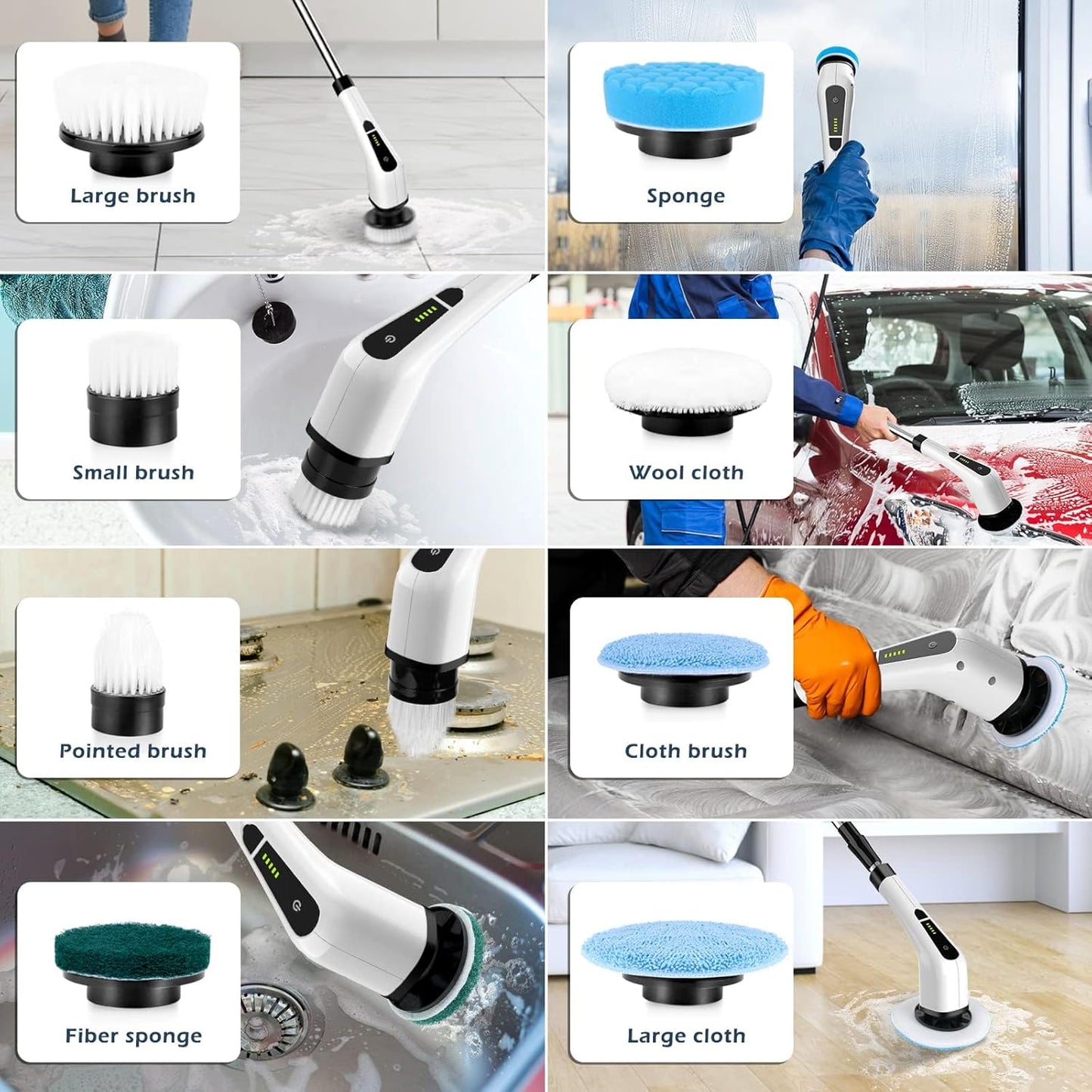 Electric Spin Scrubber - Electric Cleaning Brush